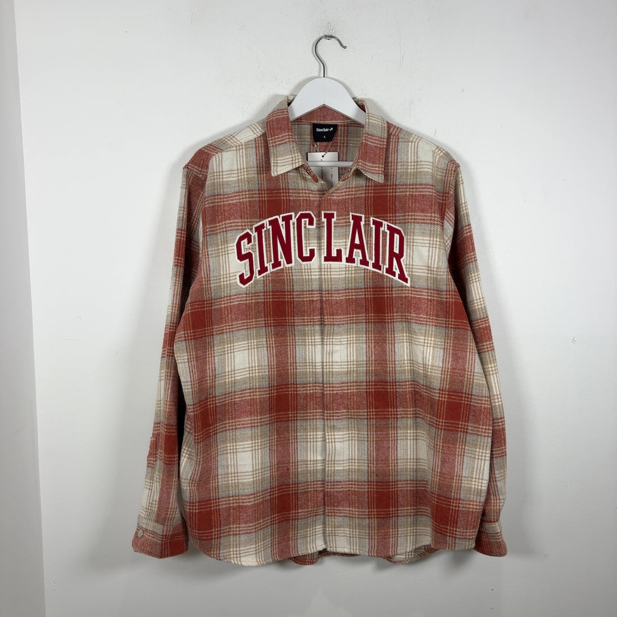 Sinclair Spell-Out Logo Flannel Shirt