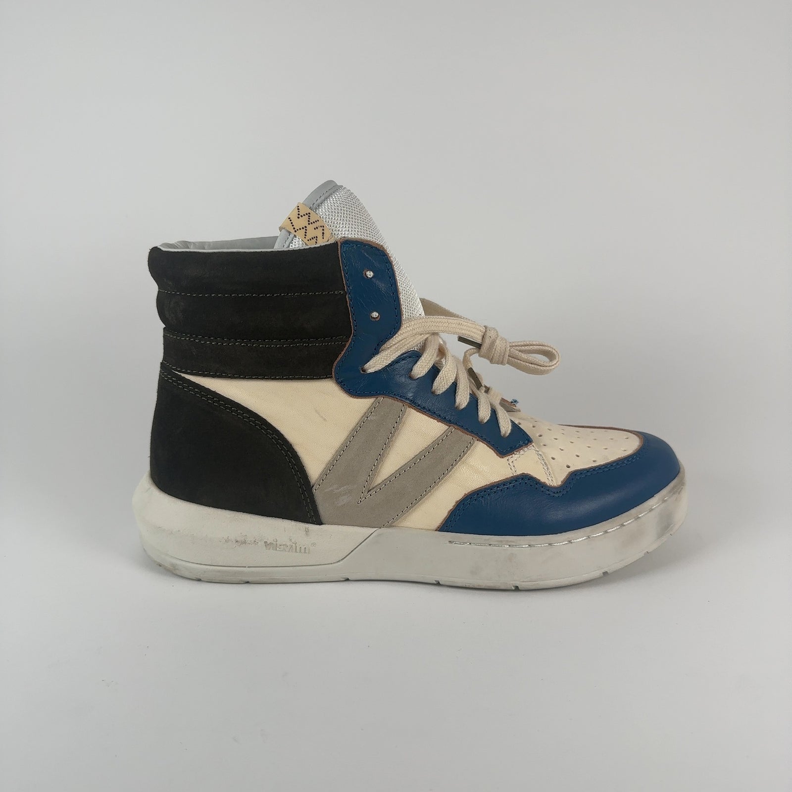 Visvim Chamberlain Hi Blue Hightop Sneakers
