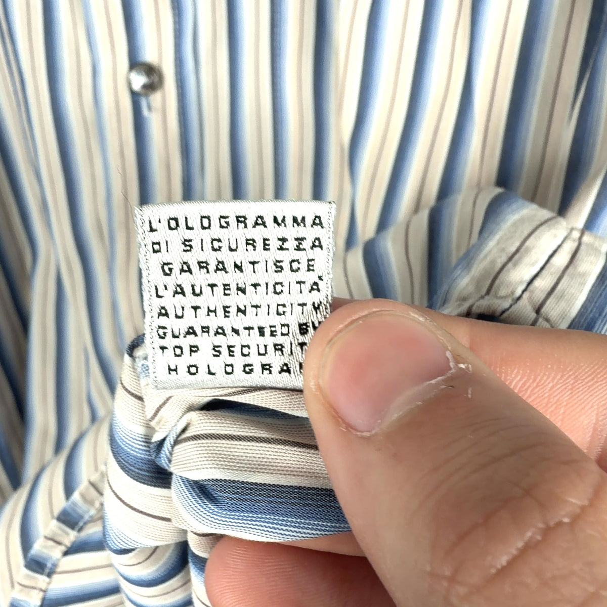 Dolce & Gabbana Striped Pocket Button-Up Shirt