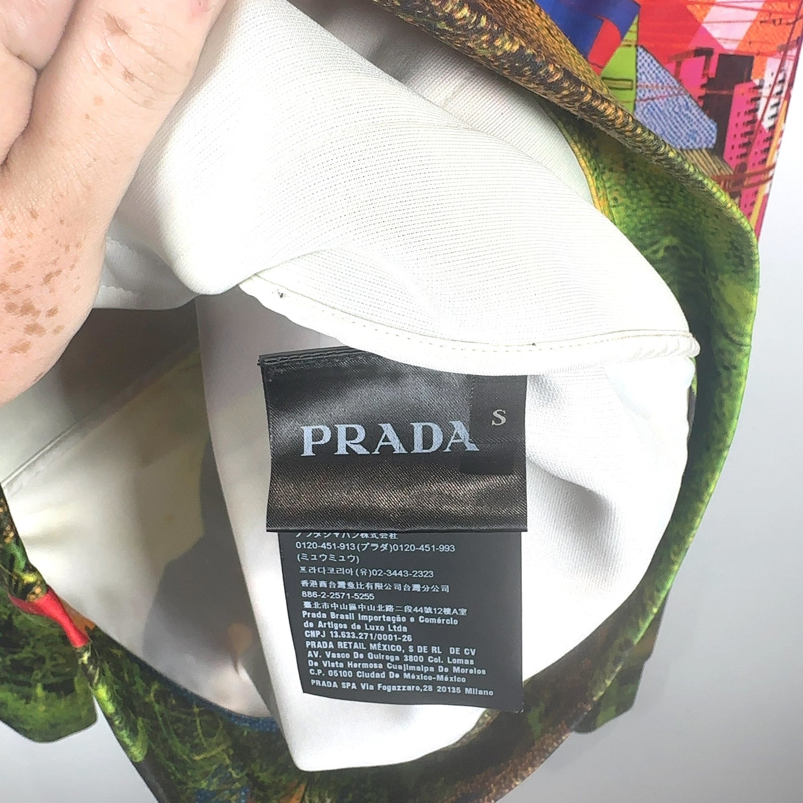 Prada SS19 Psychedelic Zip Up Jacket