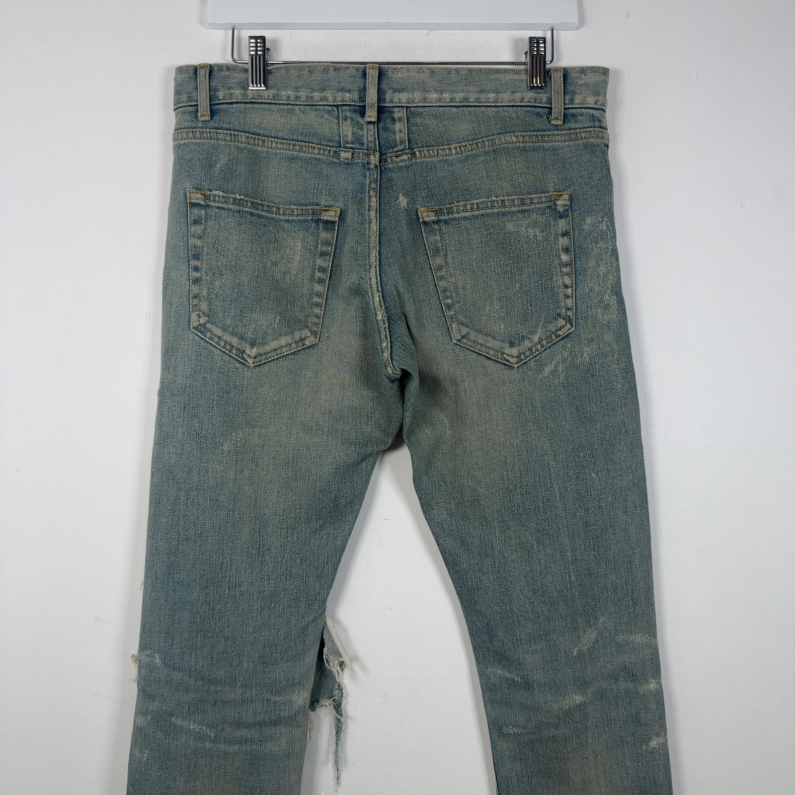 Saint Laurent Thrashed D02 Denim Jeans
