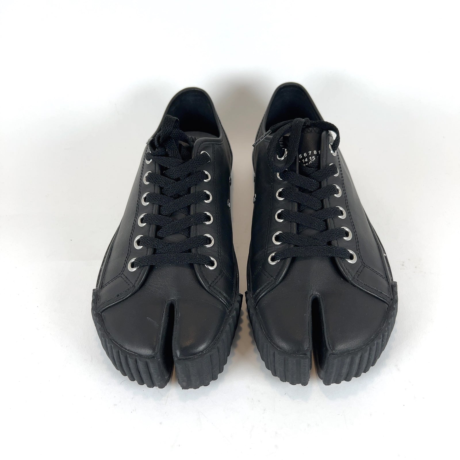 Maison Margiela Leather Tabi Lowtop Sneakers