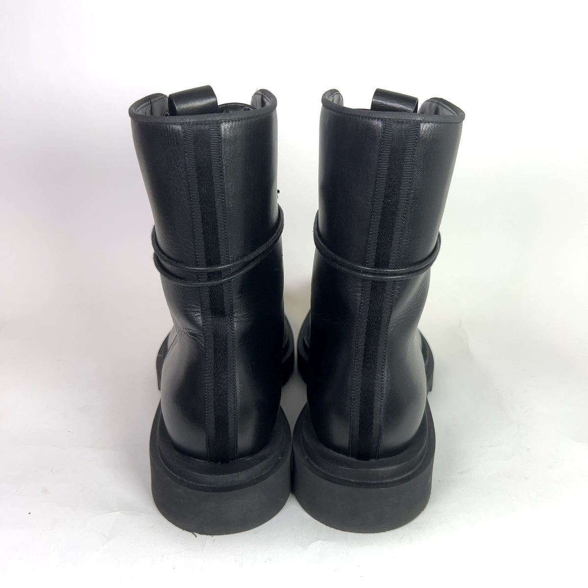 Givenchy Leather Combat Lace-Up Boots