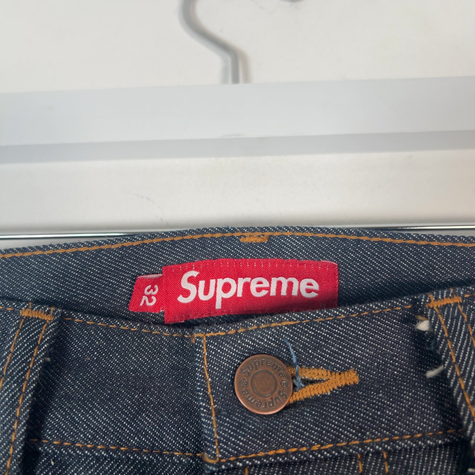 Supreme Japanese Selvedge Raw Denim Jeans