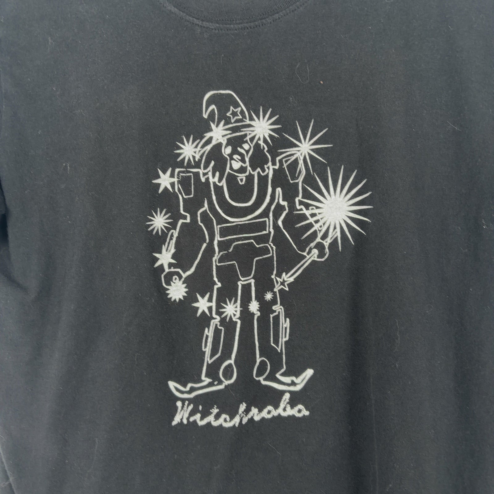 Undercover AW02 Witches Cell Division Witch-Hobo Print T-Shirt