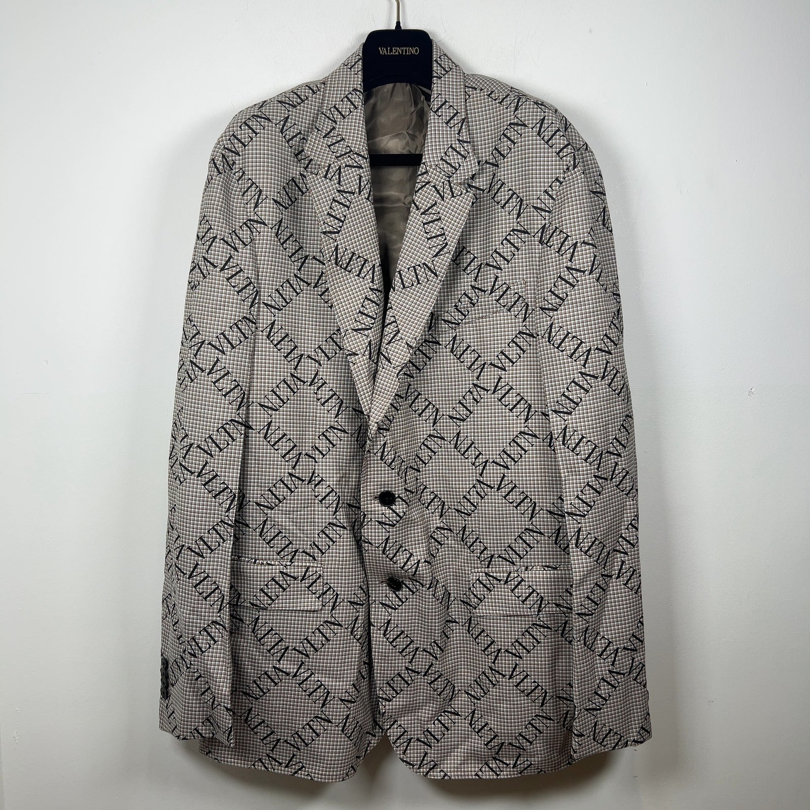 Valentino Wool VLTN Monogram Blazer