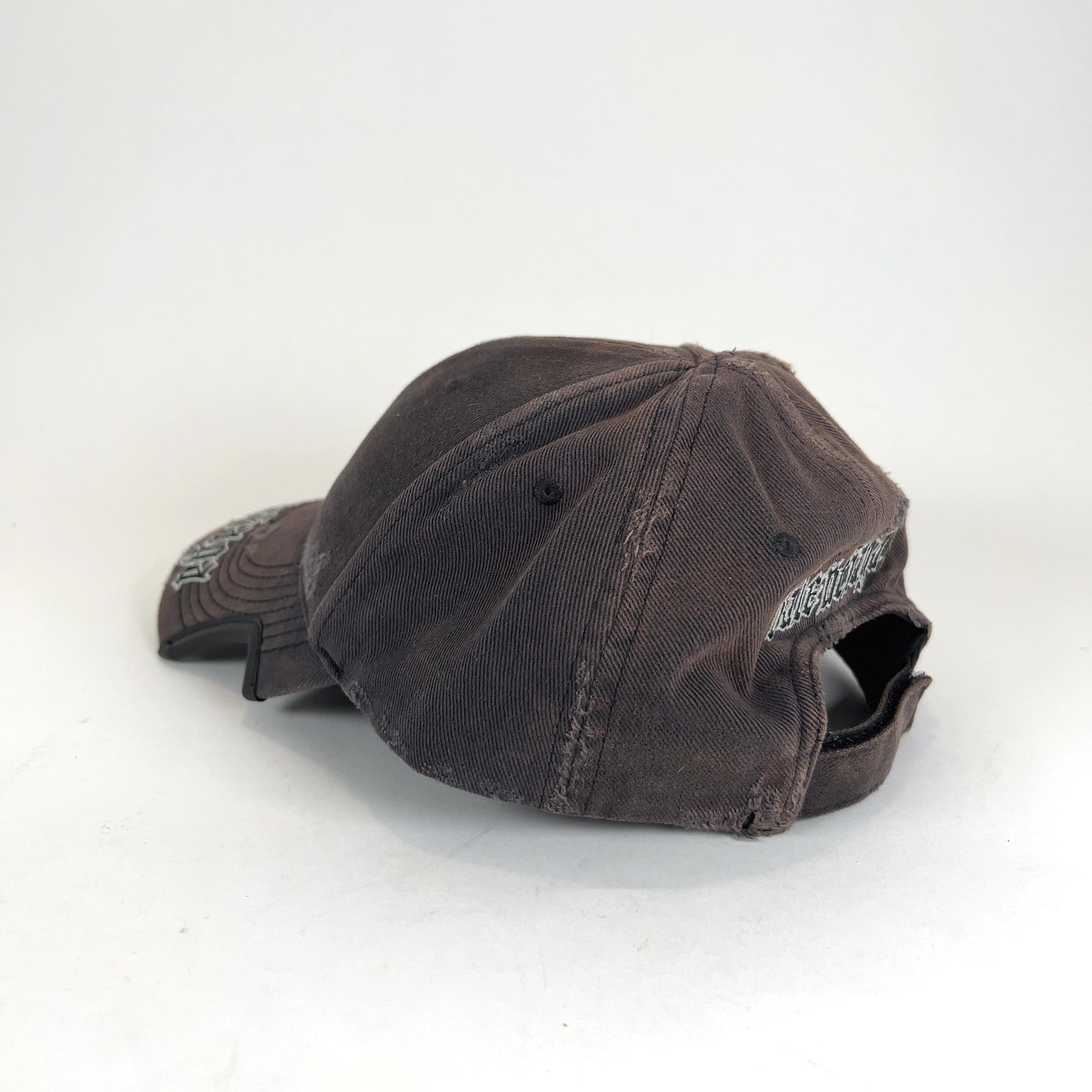 Balenciaga Old English Logo Cut Hat