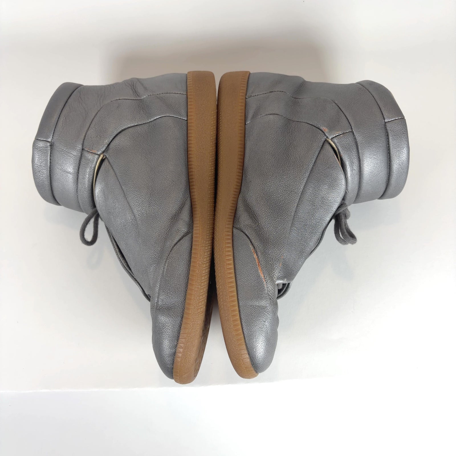Maison Margiela Silver Gumsole Futures Hightop Sneakers
