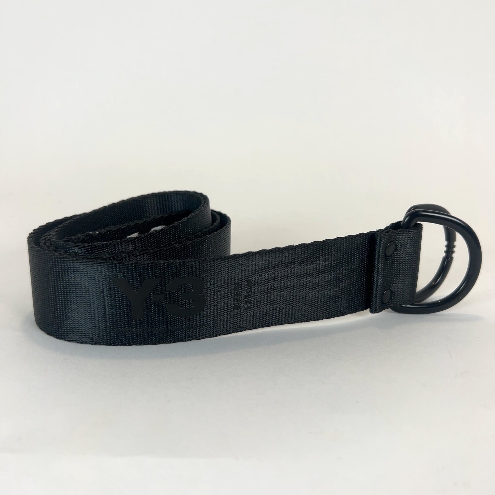 Y-3 Logo D-Ring Belt