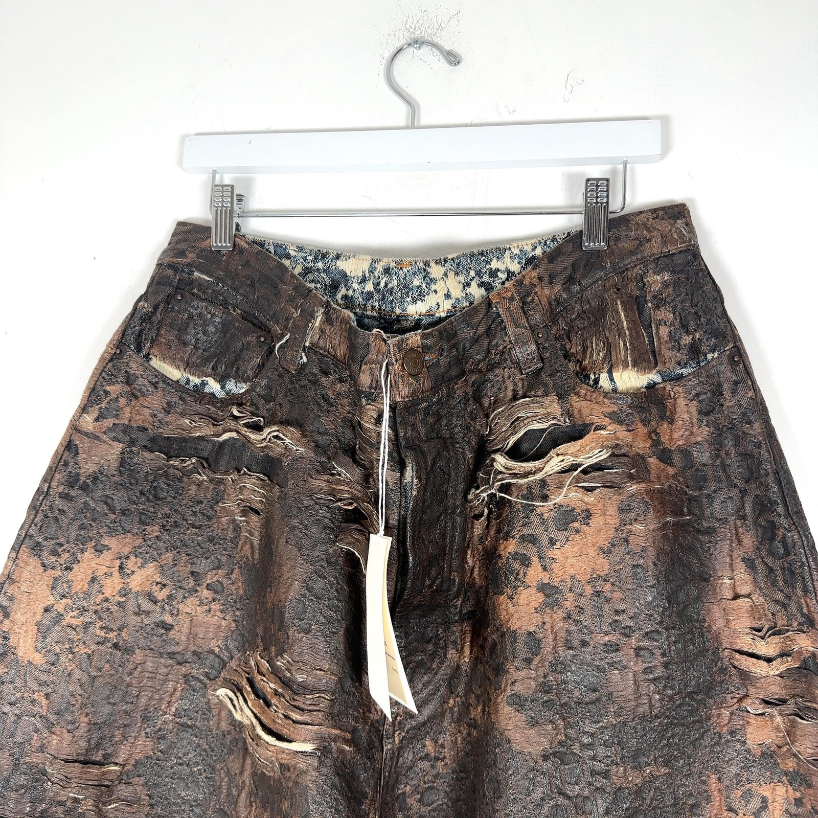 Acne Studios Distressed Monogram Jeans