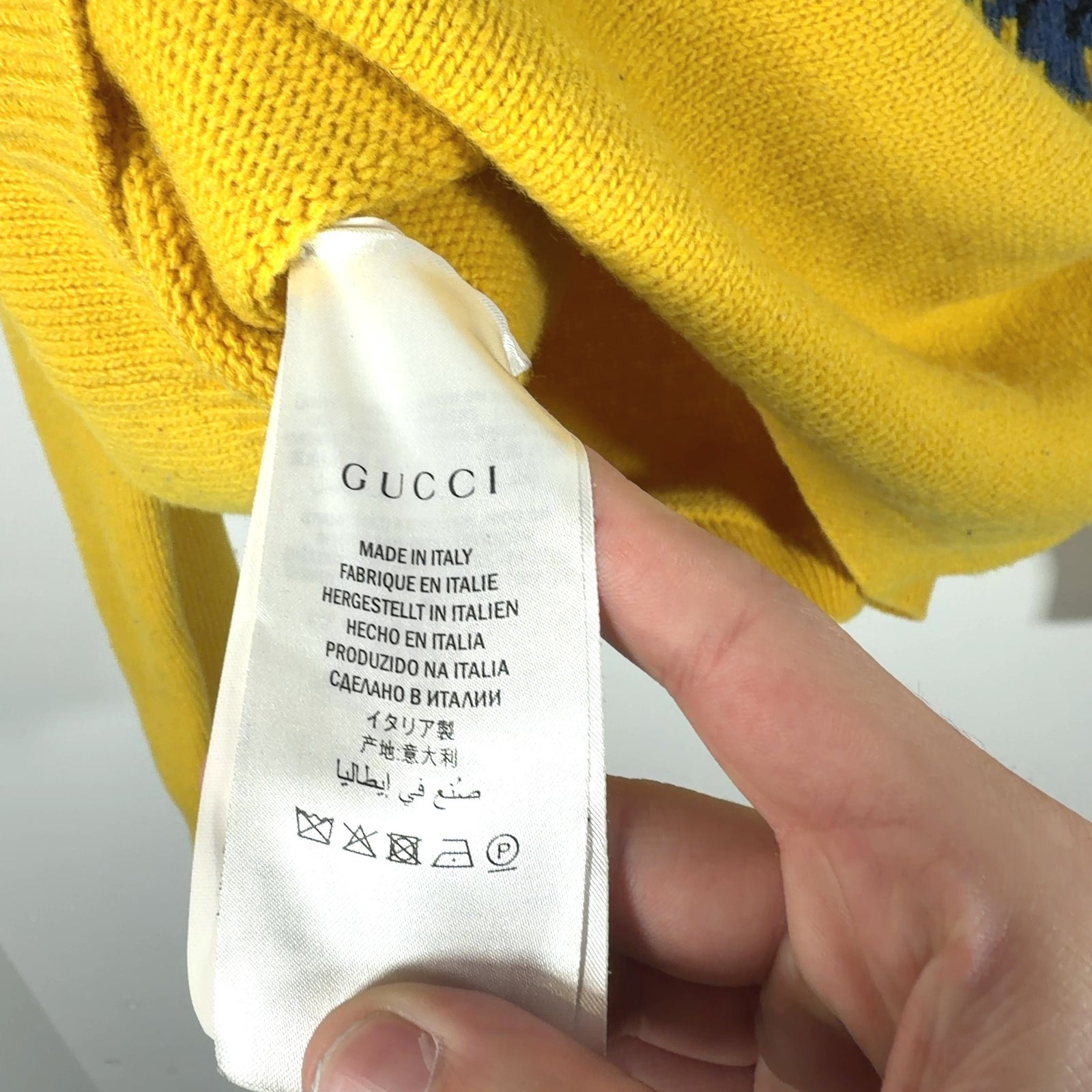 Gucci 'Blind For Love' Wolf Graphic Crewneck