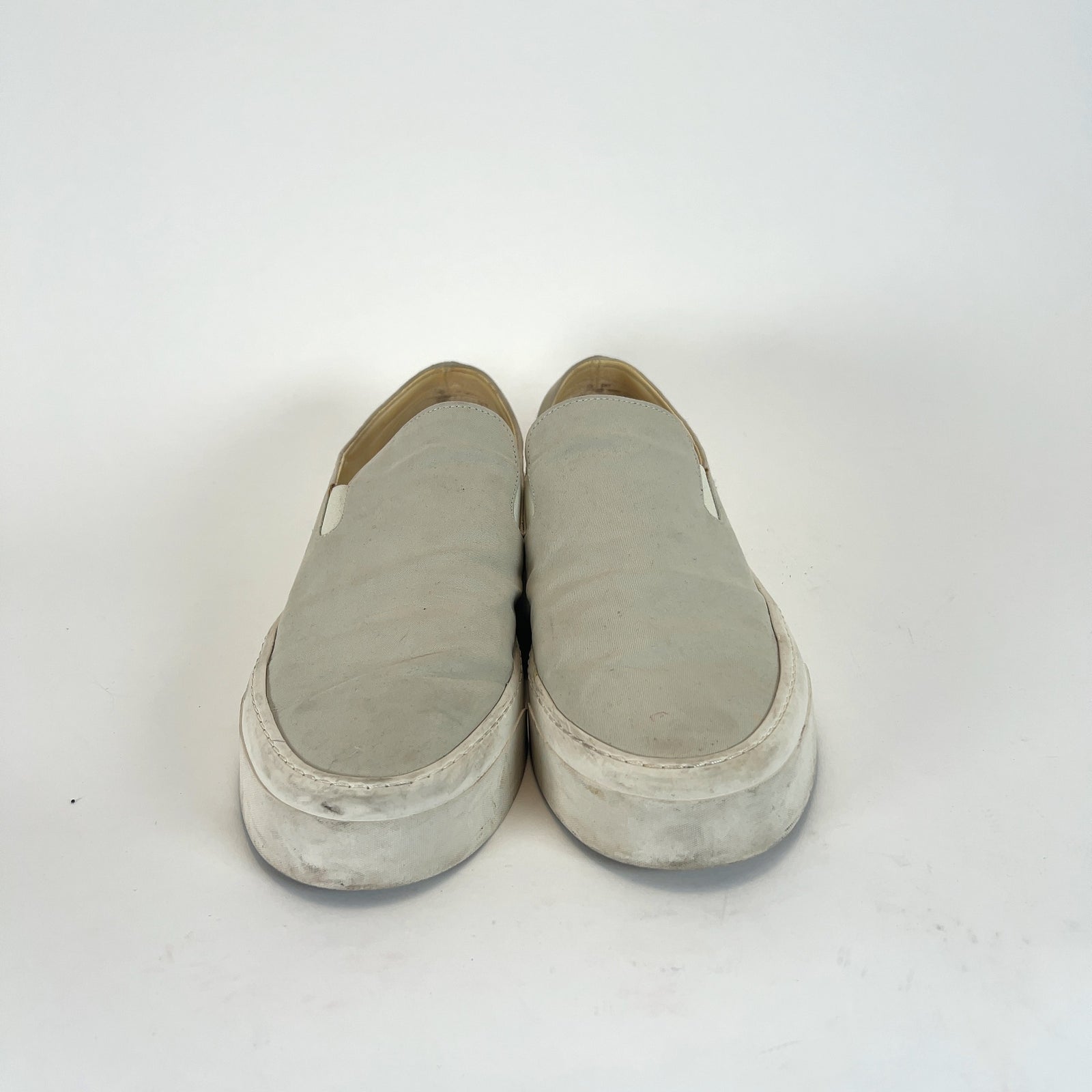 The Row Canvas Low-Top Slip-On Lowtop Sneakers