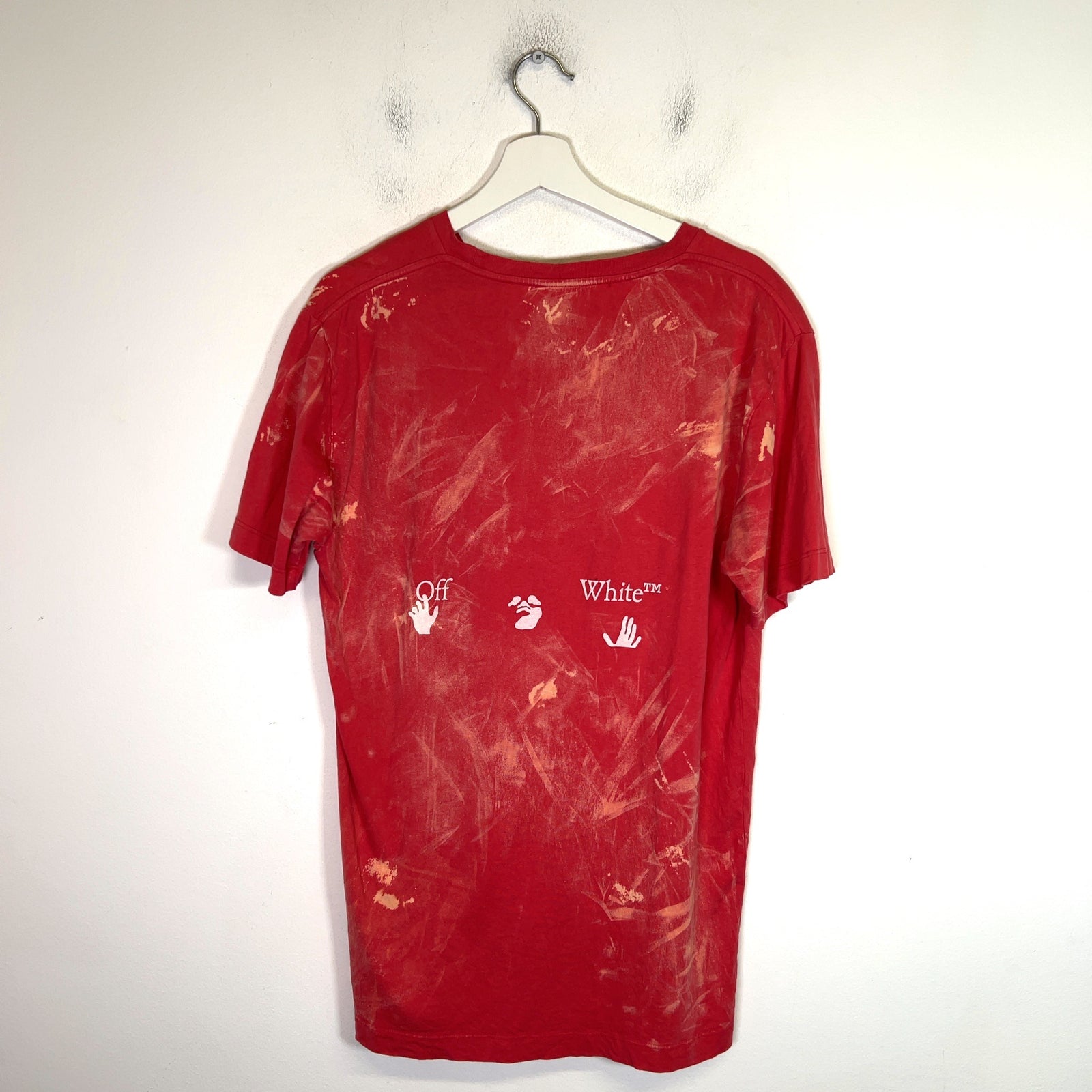 Off-White Vintage Bleach Logo T-Shirt