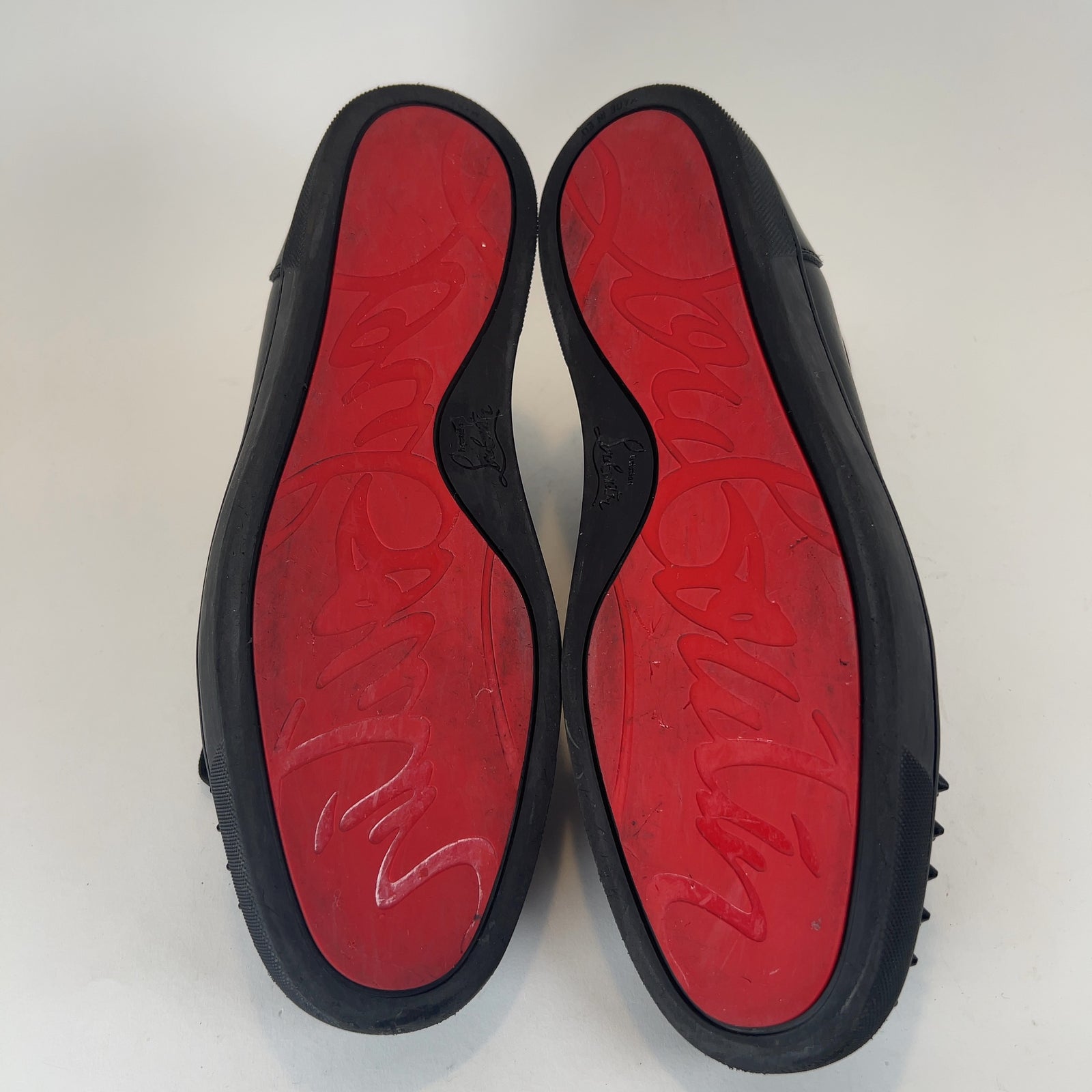 Christian Louboutin Lou Spiked Hightop Sneakers