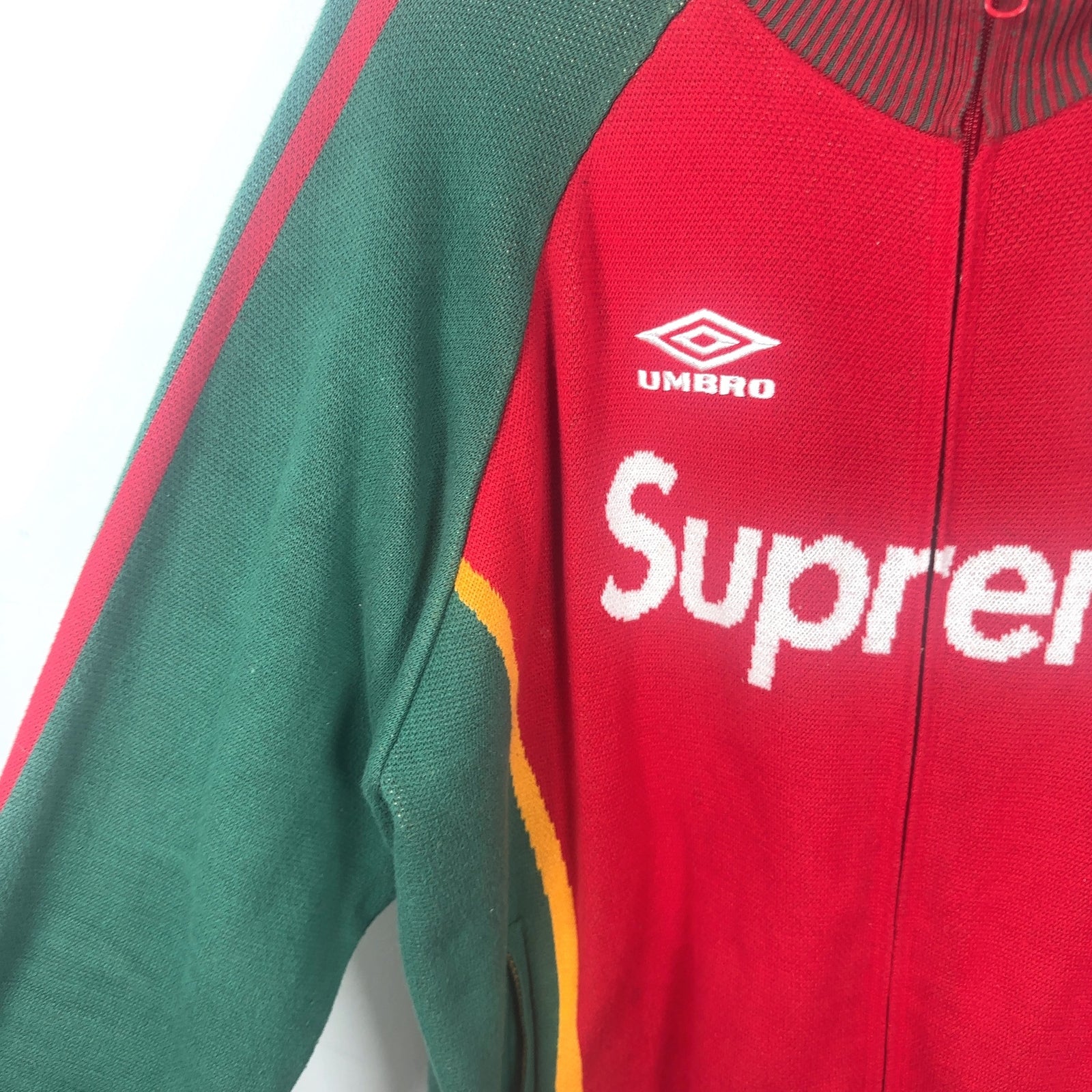 Supreme Umbro Logo Knit Zip-Up Sweater