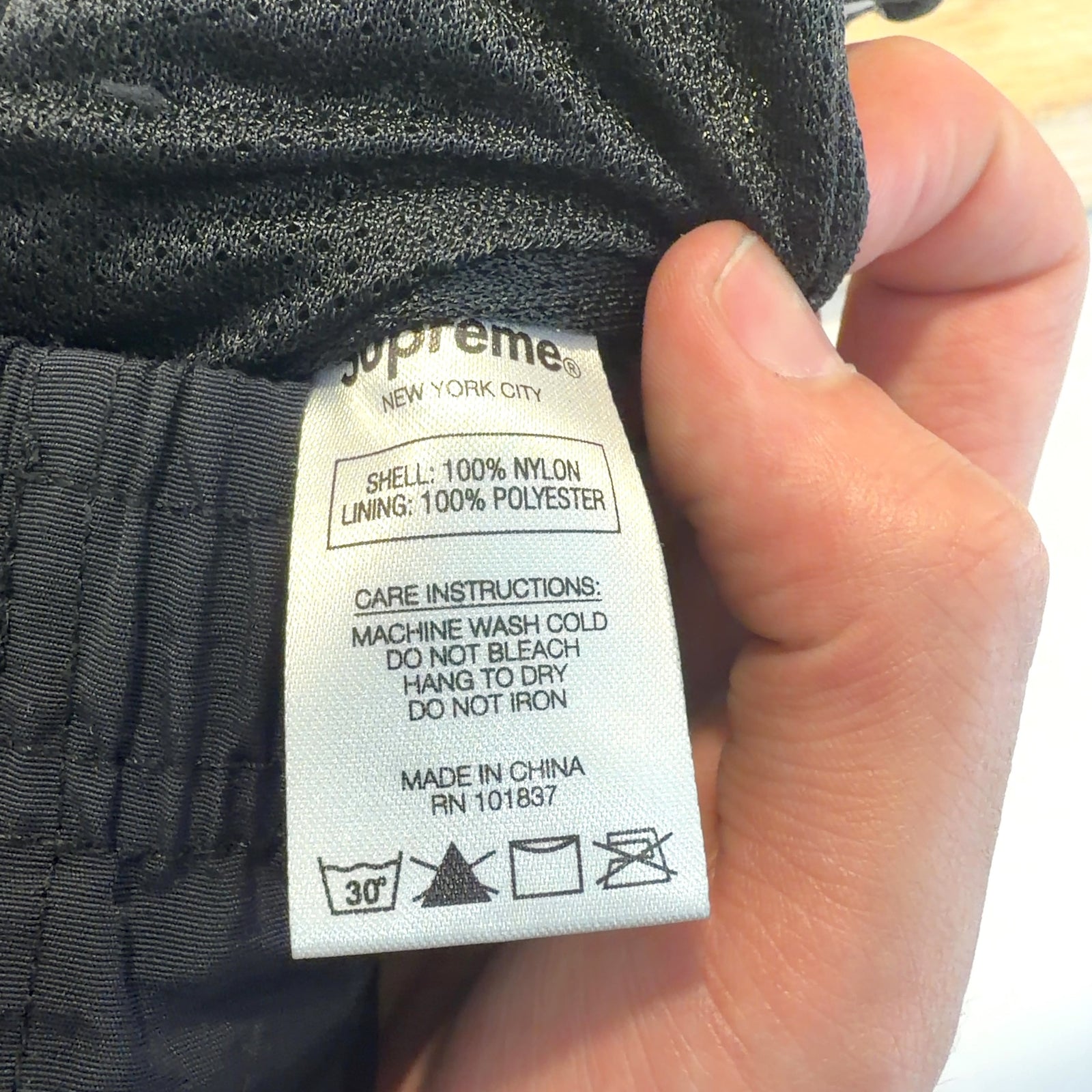 Supreme Striped Nylon Track Pants