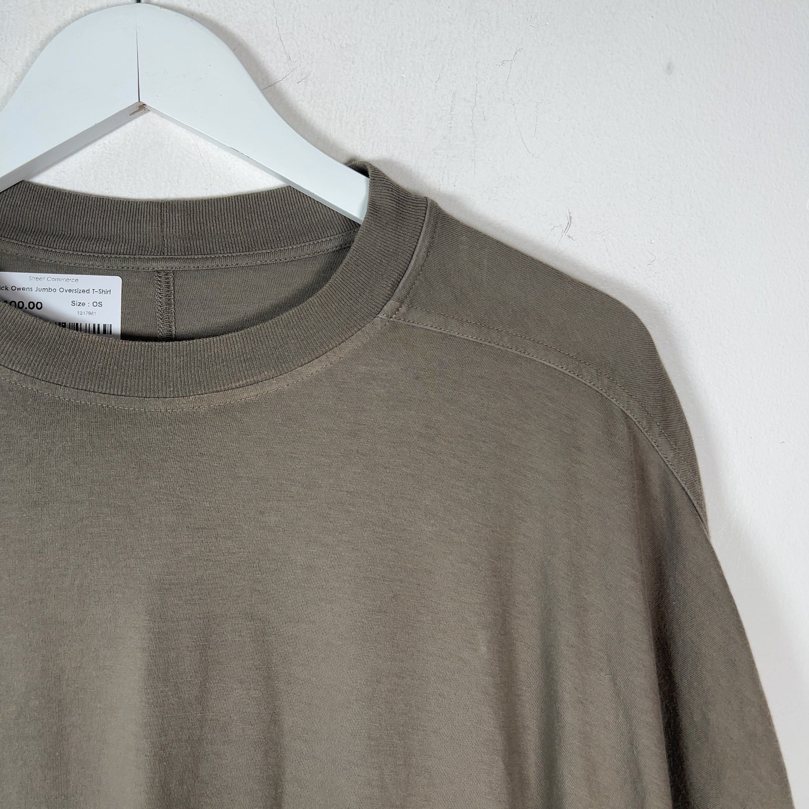 Rick Owens Jumbo Oversized T-Shirt