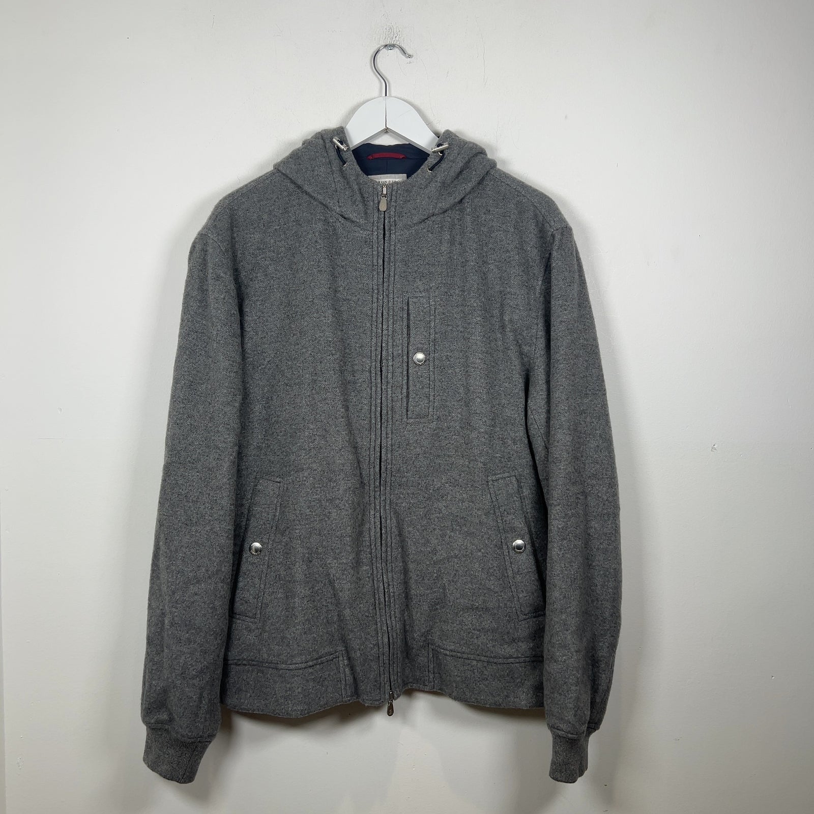 Brunello Cucinelli Cashmere Cargo Zip-Up Hoodie