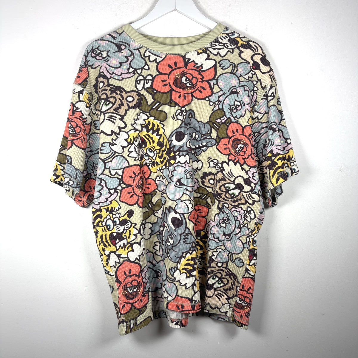 Kenzo Waffle Allover Graphic T-Shirt