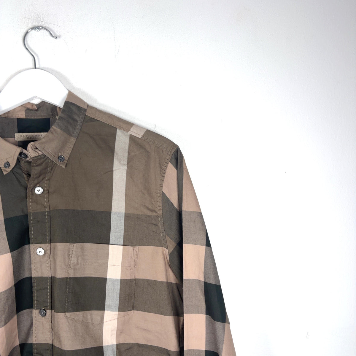 Burberry Big Plaid Button-Up Shirt