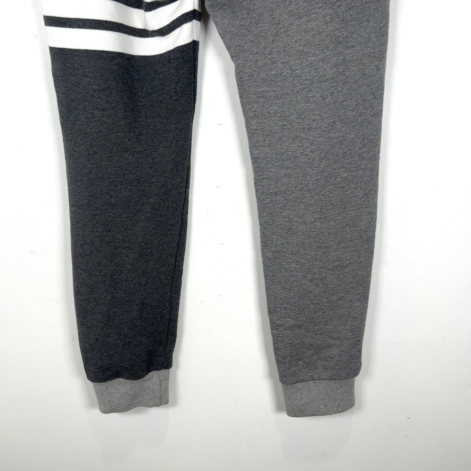 Thom Browne Grey Color Block 4-Bar Sweatpants