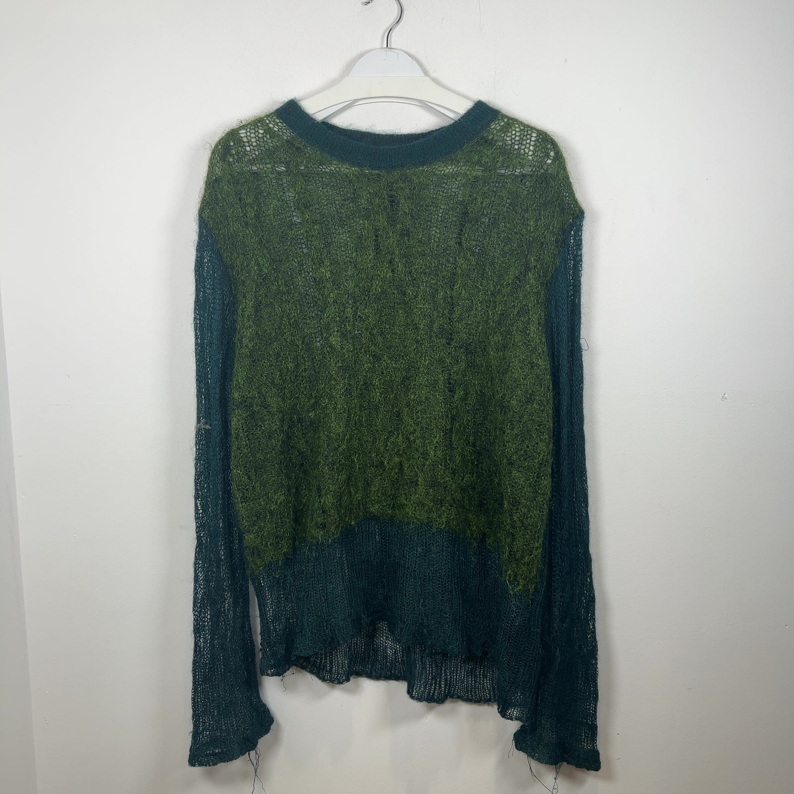 Ann Demeulemeester Distressed Mohair Sweater