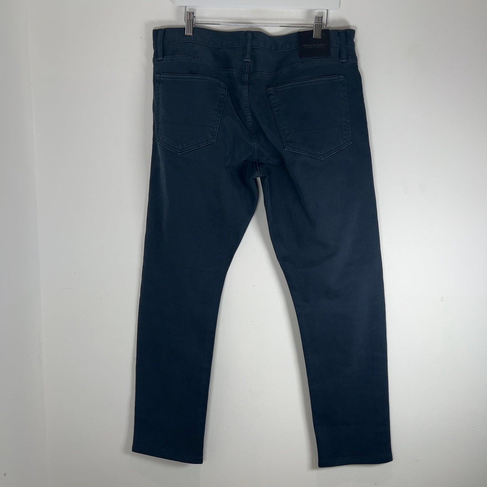 Tom Ford Bedford Cord Navy Slim Pants