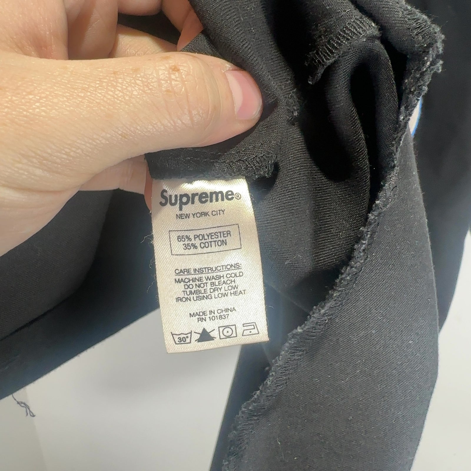 Supreme x Hysteric Glamour Black 'Hell' Button-Up Shirt Size L
