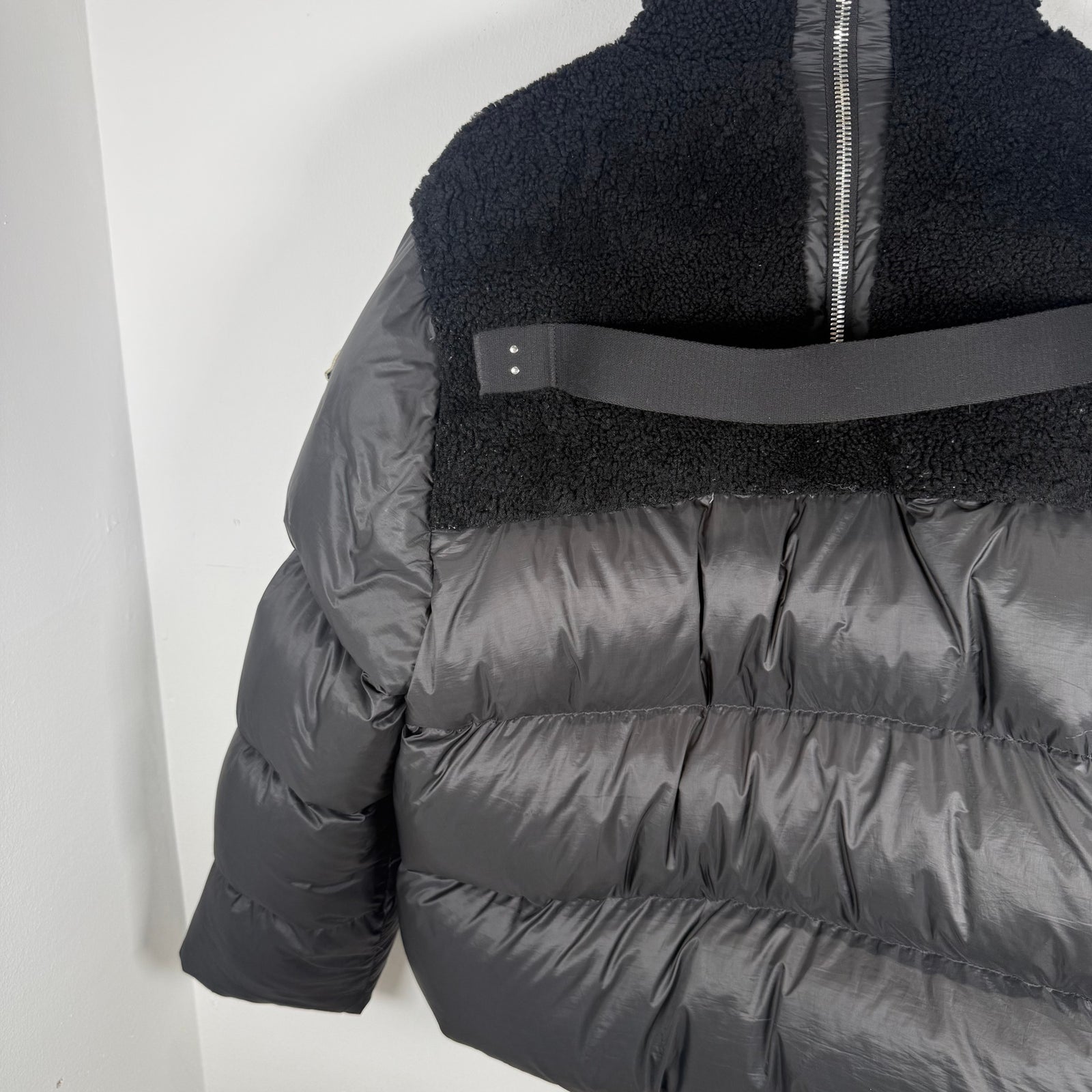 Rick Owens x Moncler FW23 Cyclopic 1/4 Shearling Down Jacket