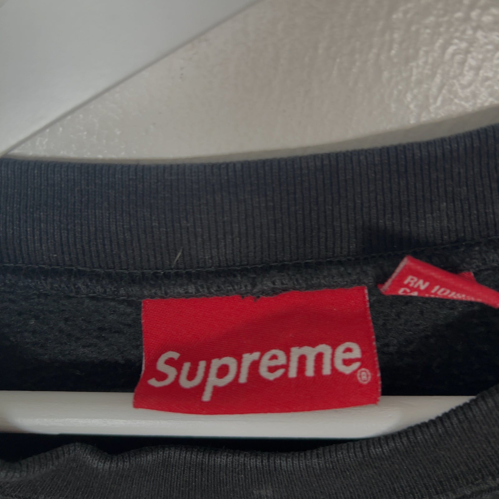 Supreme Black Mini Box Logo Crewneck