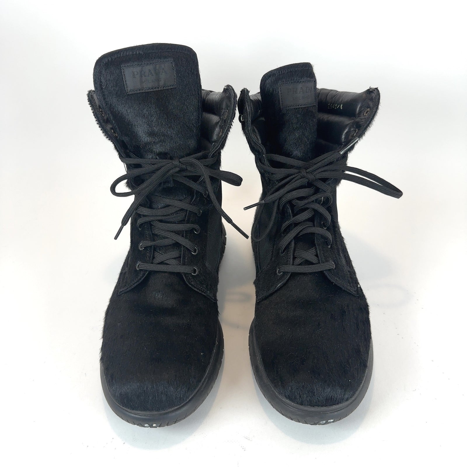 Prada Ponyhair 'Cup' Hightop Sneakers