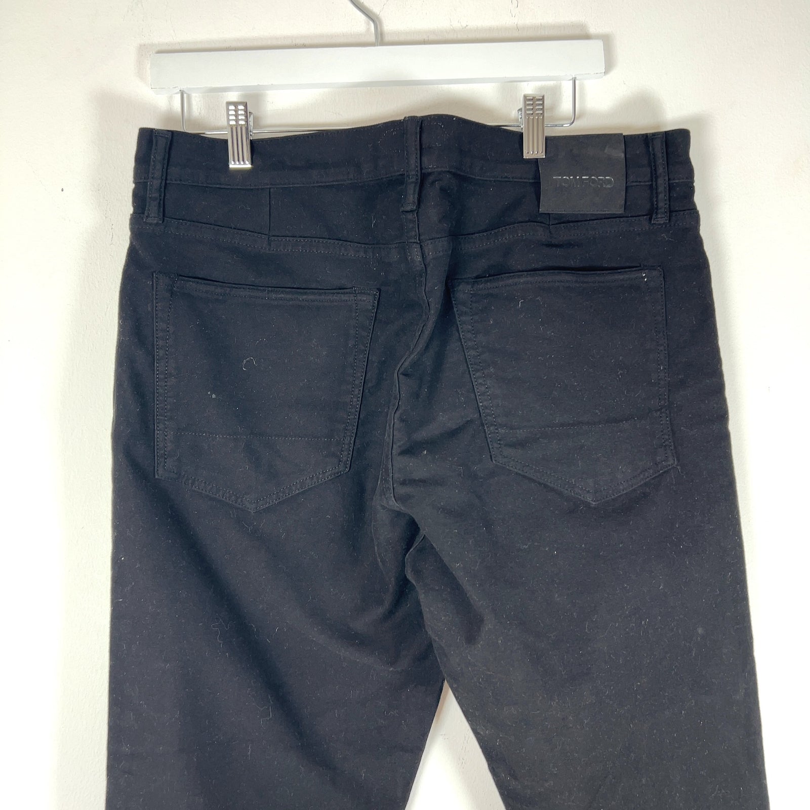 Tom Ford Black Cotton Pants