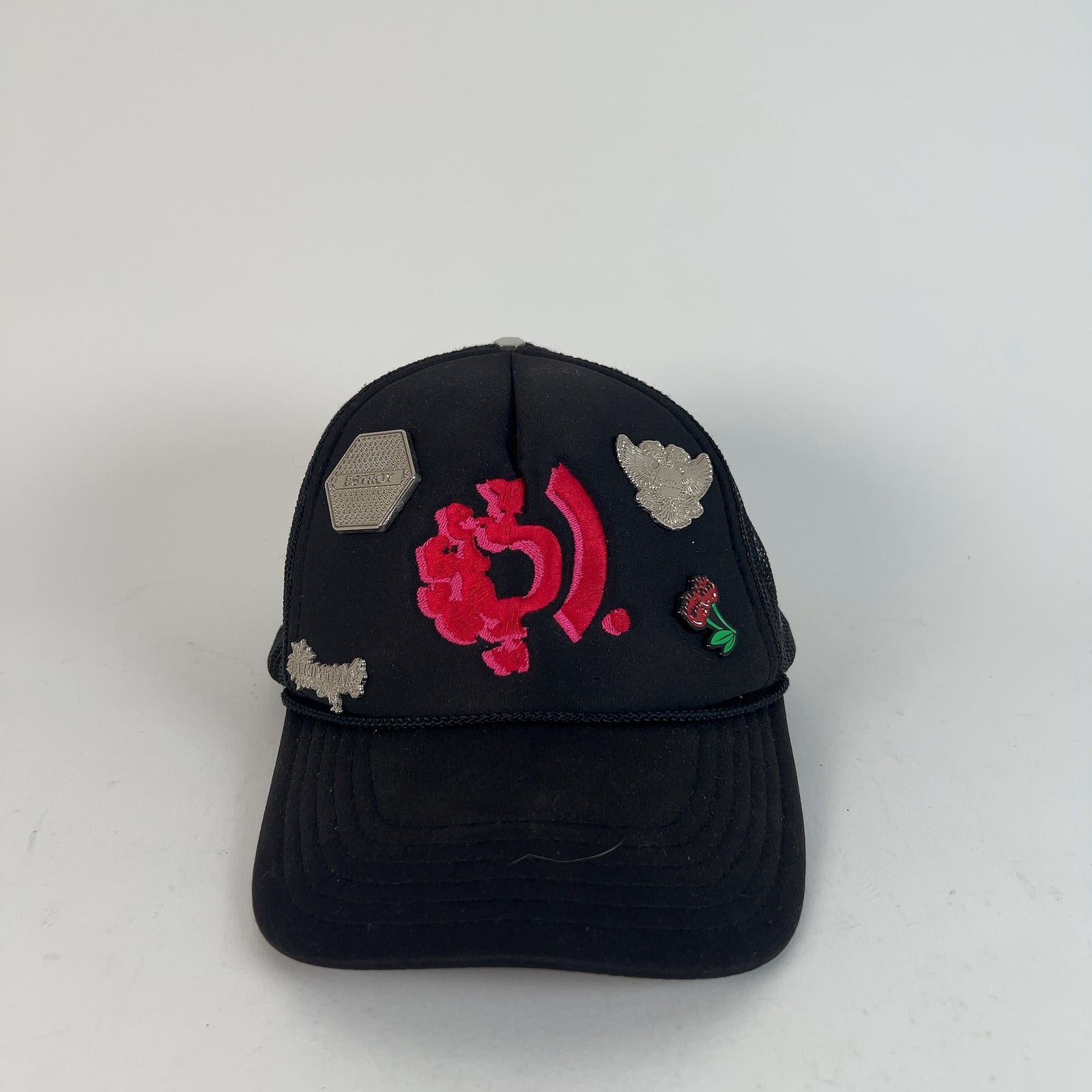 B.bstroy x Denim Tears Pink Logo Pins Hat