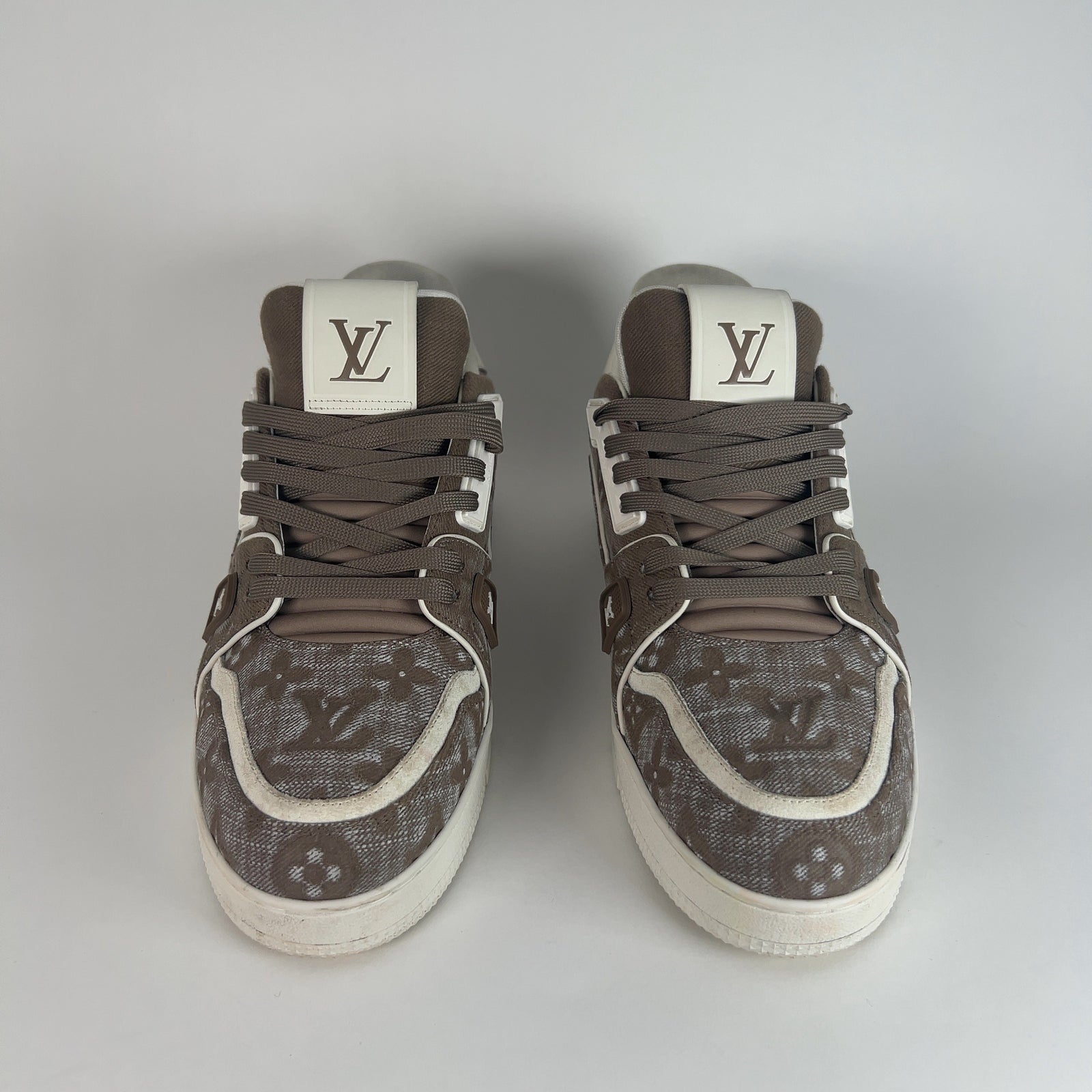 Louis Vuitton Canvas Trainer Lowtop Sneakers