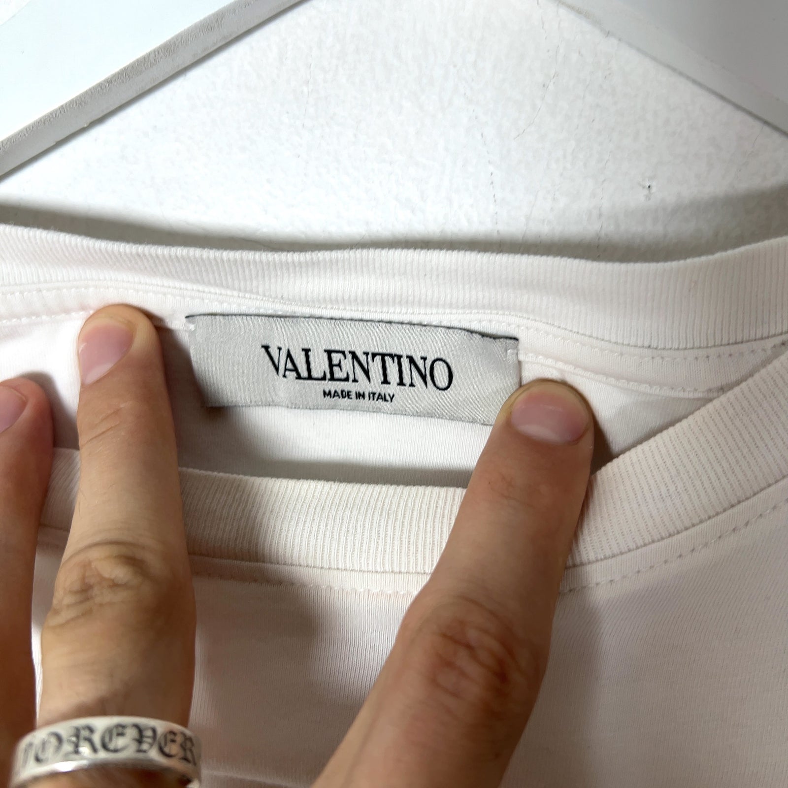Valentino 'VLTN' Logo Graphic T-Shirt