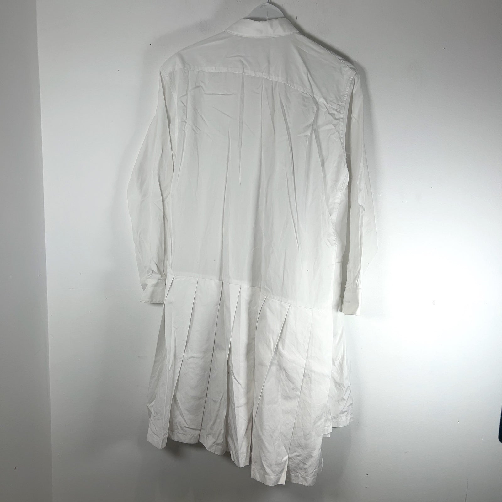Comme Des Garcons Aysmetrical Button-Up Shirt Dress