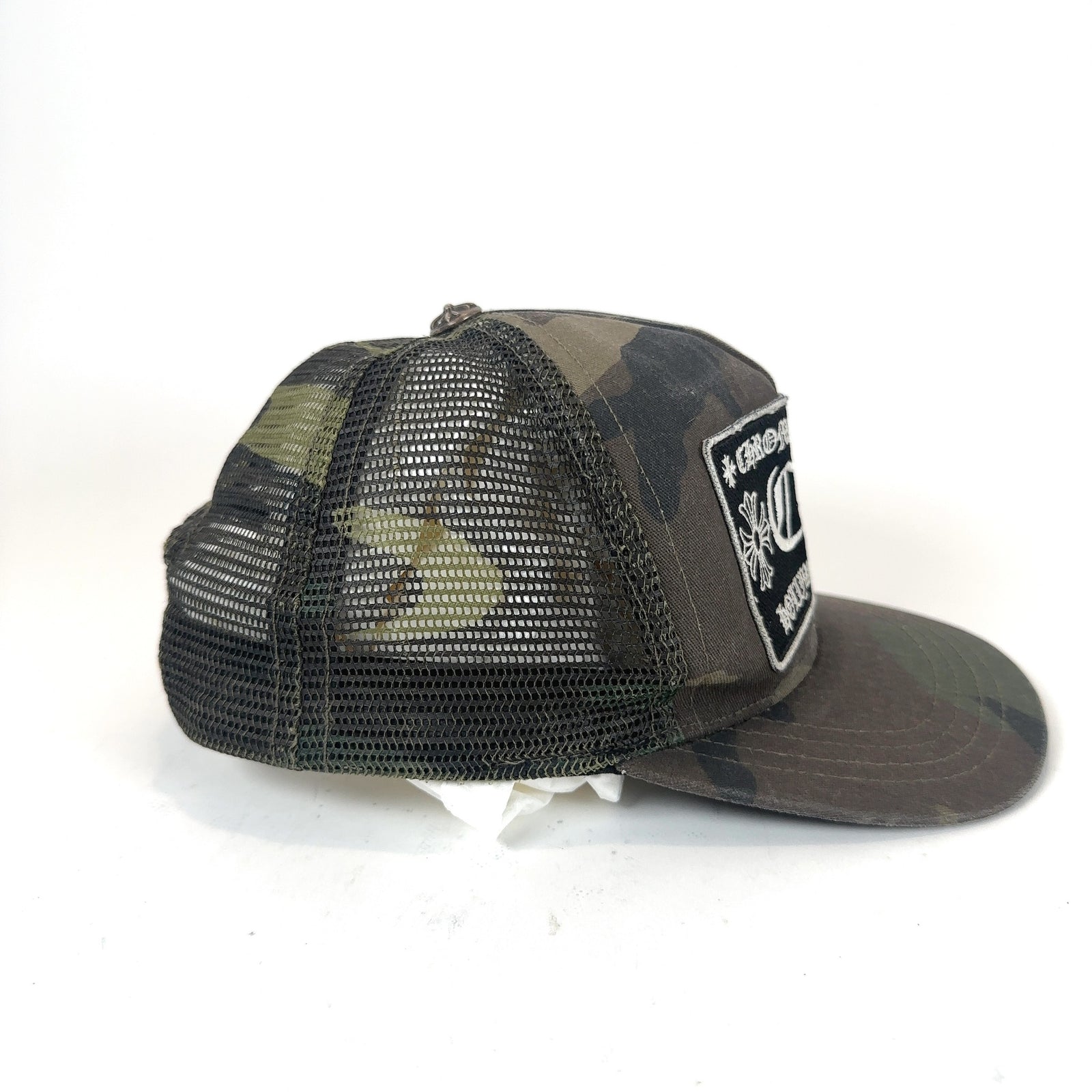 Chrome Hearts Camo 'CH' Trucker Hat