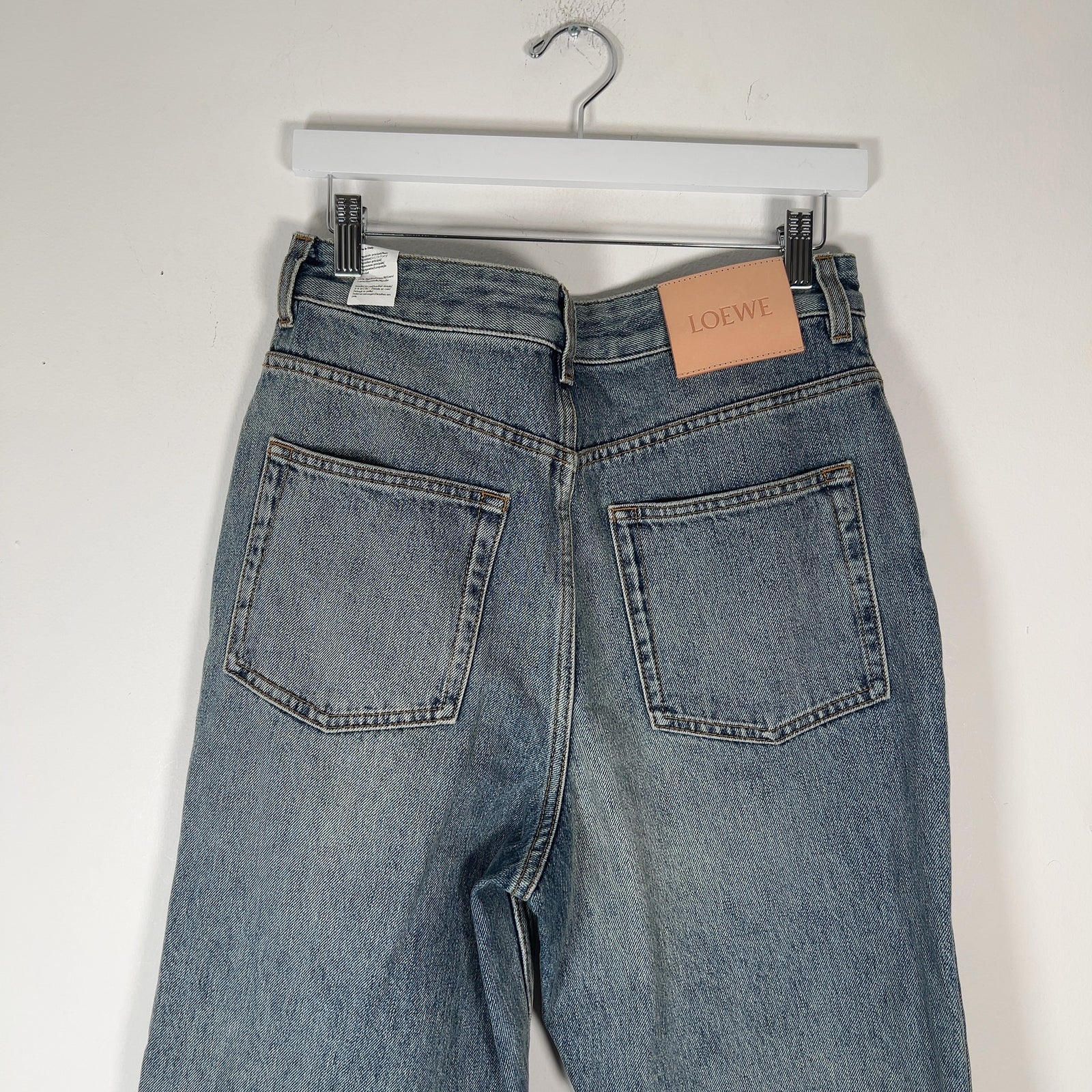 Loewe Anagram Baggy Washed Logo Jeans Size 30
