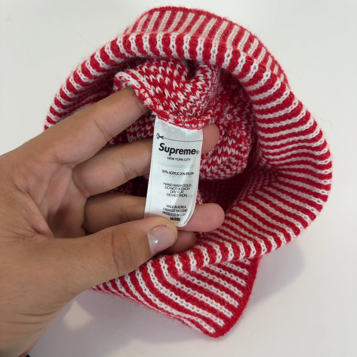 Supreme Knitted Logo Beanie