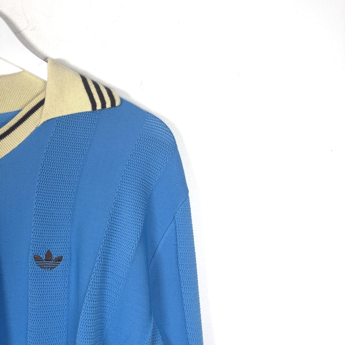 Wales Bonner x Adidas Knitted Striped Collar Soccer Jersey Shirt