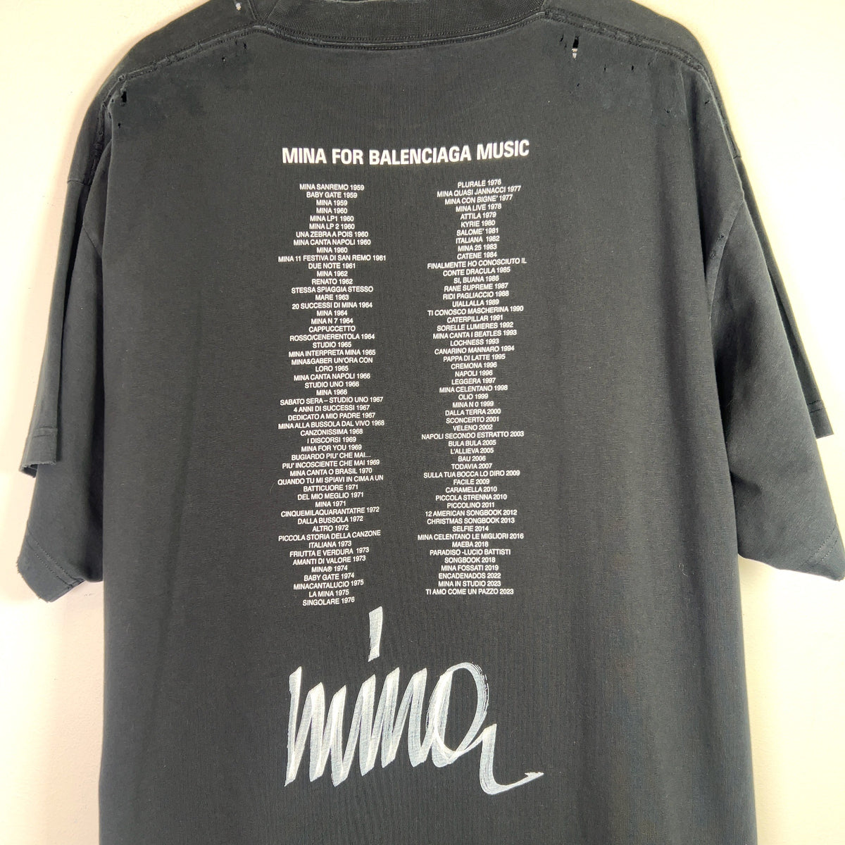 Balenciaga Mina Music Limited Edition T-Shirt