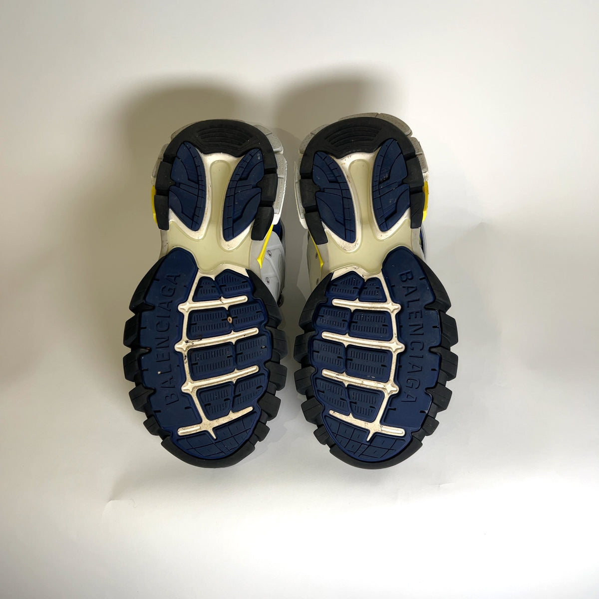 Balenciaga Blue/Yellow Track Sneakers
