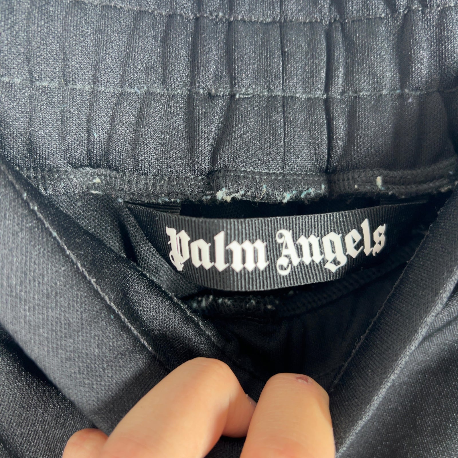 Palm Angels Black Narrow Track Pants