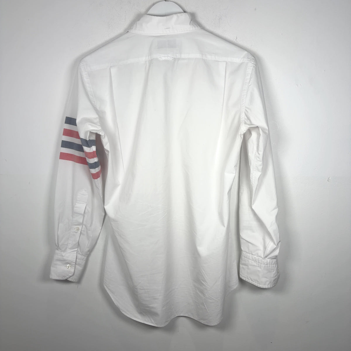 Thom Browne 4-Bar Button-Up Shirt
