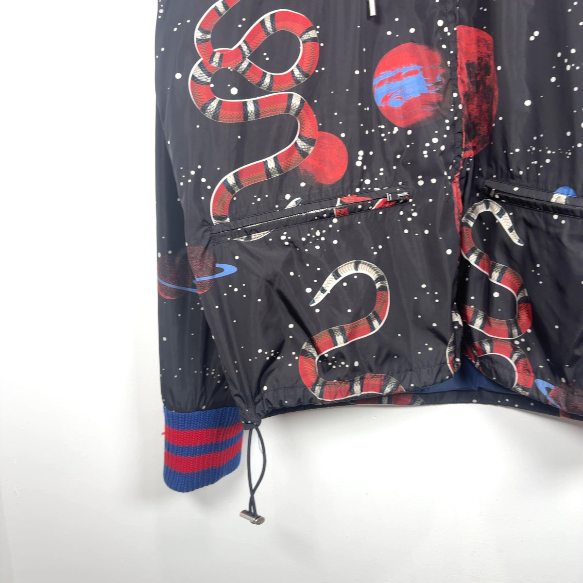Gucci Space Snake Graphic Windbreaker Jacket