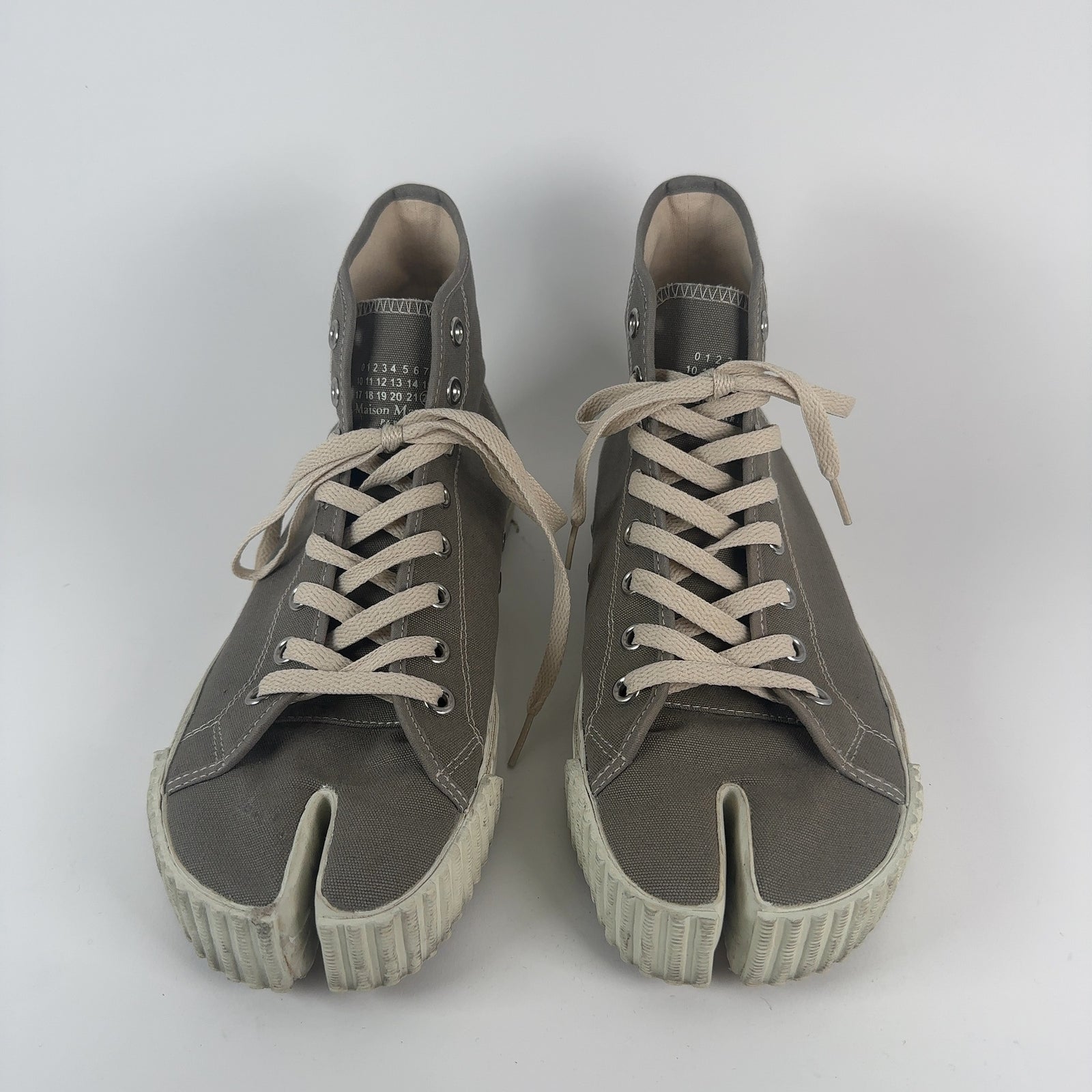 Maison Margiela Tabi Canvas Hightop Sneakers