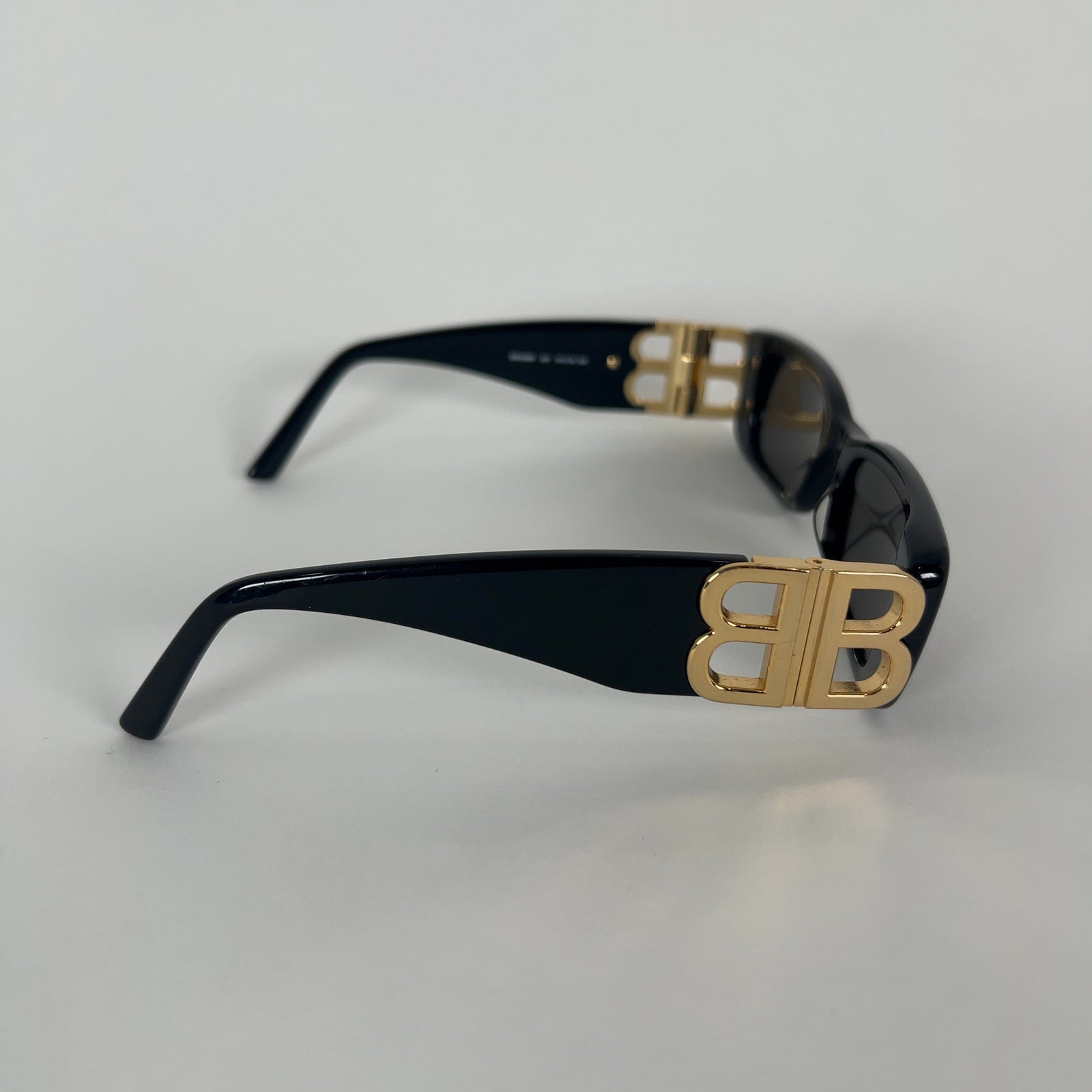 Balenciaga 'BB' Slim Rectangular Sunglasses