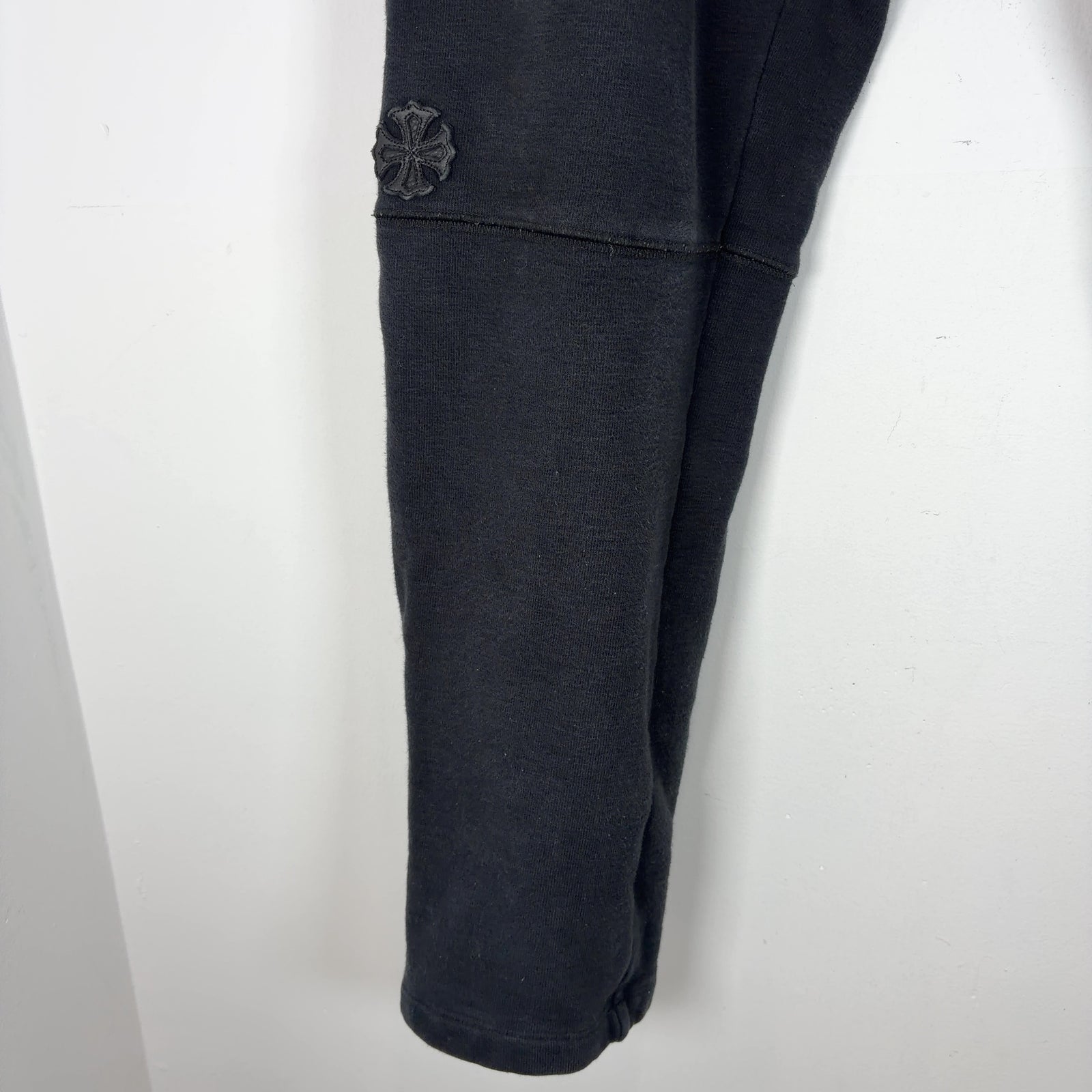 Chrome Hearts Y-Not Dagger Zip Plus Patch Sweatpants