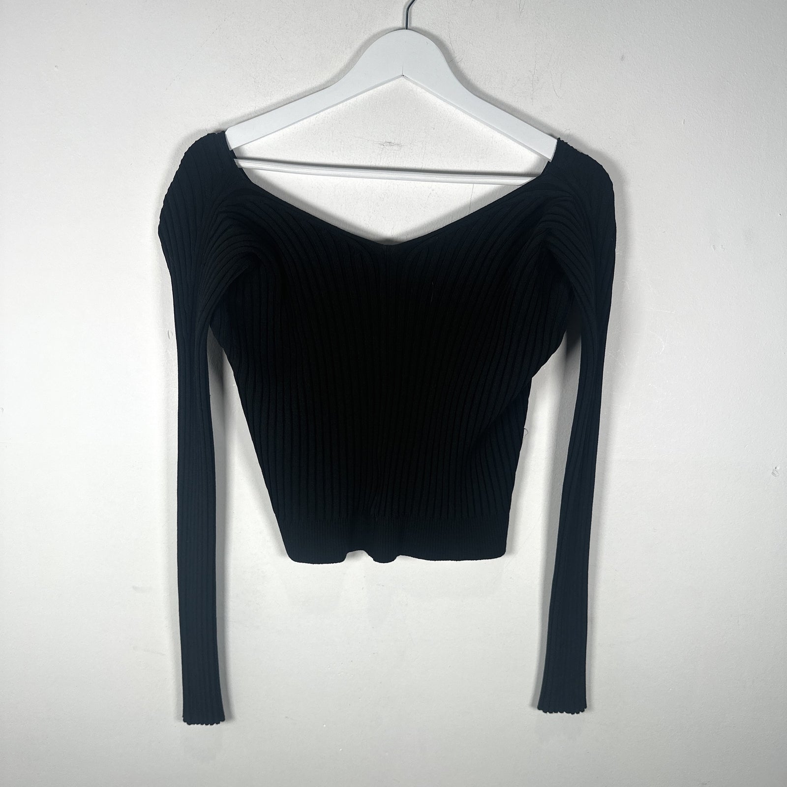 Jacquemus La Maille Pralu Cropped Cardigan Black Size S