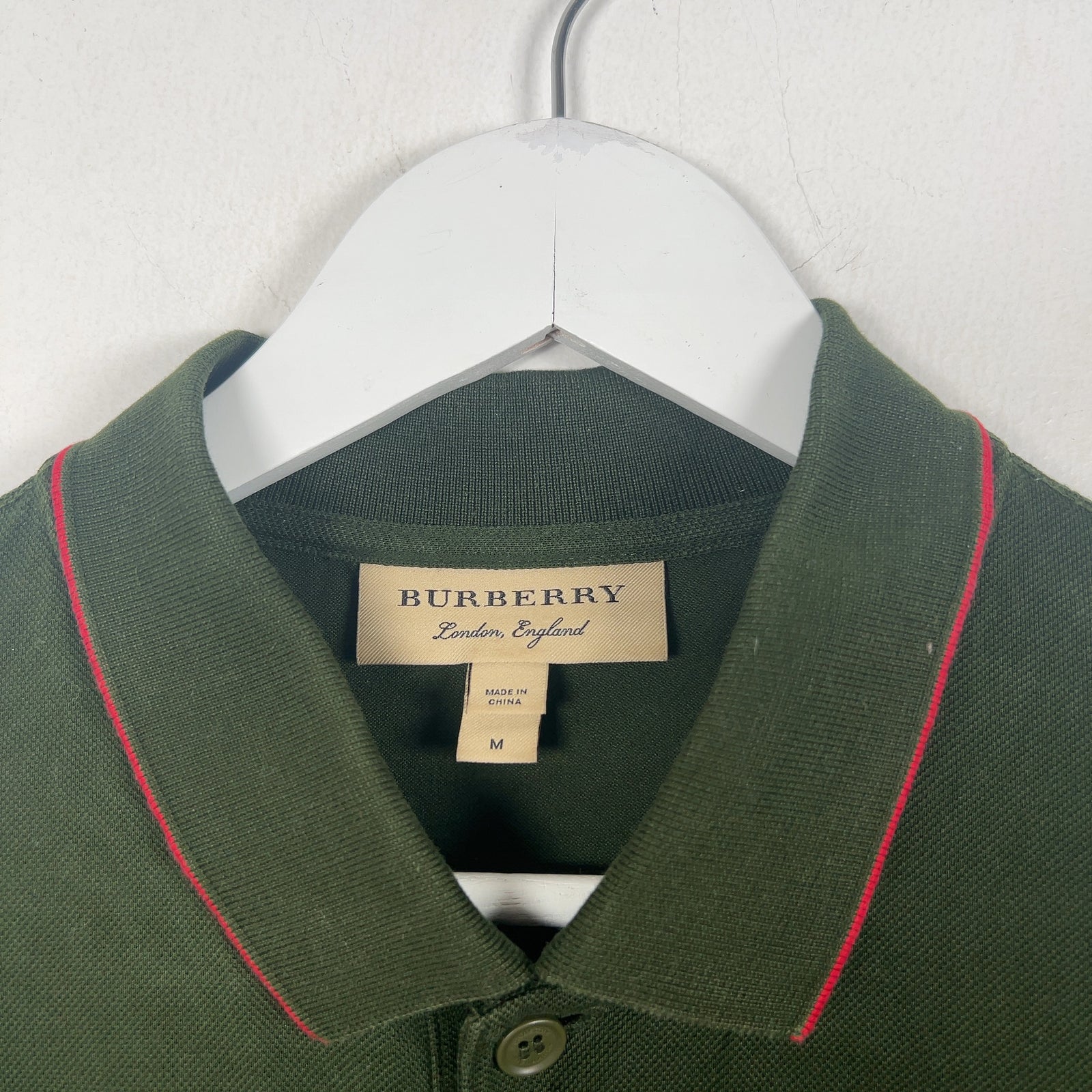 Burberry Embroidered Logo Polo